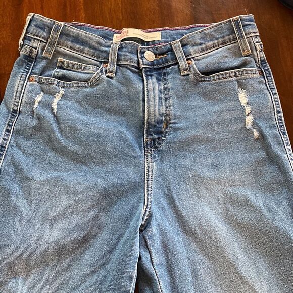 Levi’s Signature Boy’s Frayed Adjustable Waist Jeans Size 16 - Picture 3 of 15